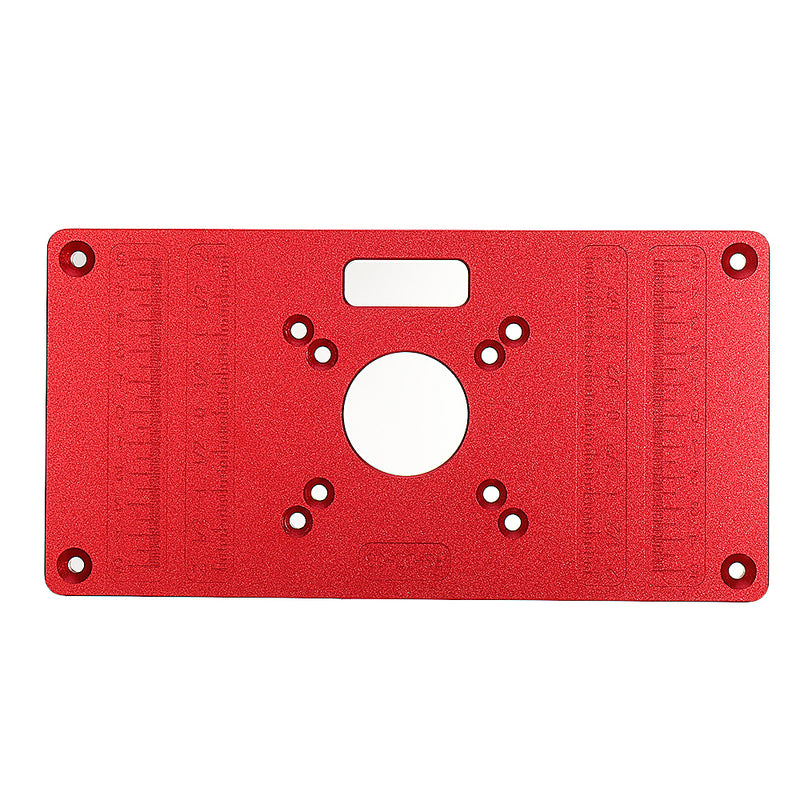 Woodworking 235x120mm Aluminum Alloy Router Table Insert Plate Mounting Base Plate for MAKITA RT0700C WORX