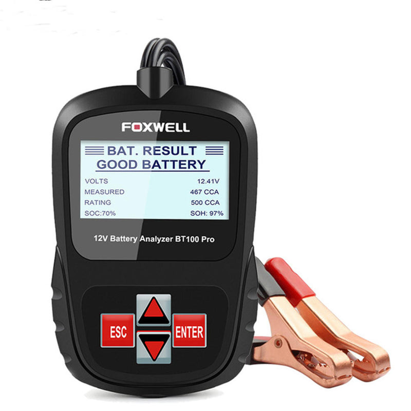 FOXWELL BT100 PRO 6V 12V Car Battery Tester Automotive Analyzer