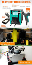 Pro'sKit SS-331 Electric Solder Sucker Desoldering Device Anti-static High Power Strong Suction Desoldering Pump for PCB Circuit Board Repair