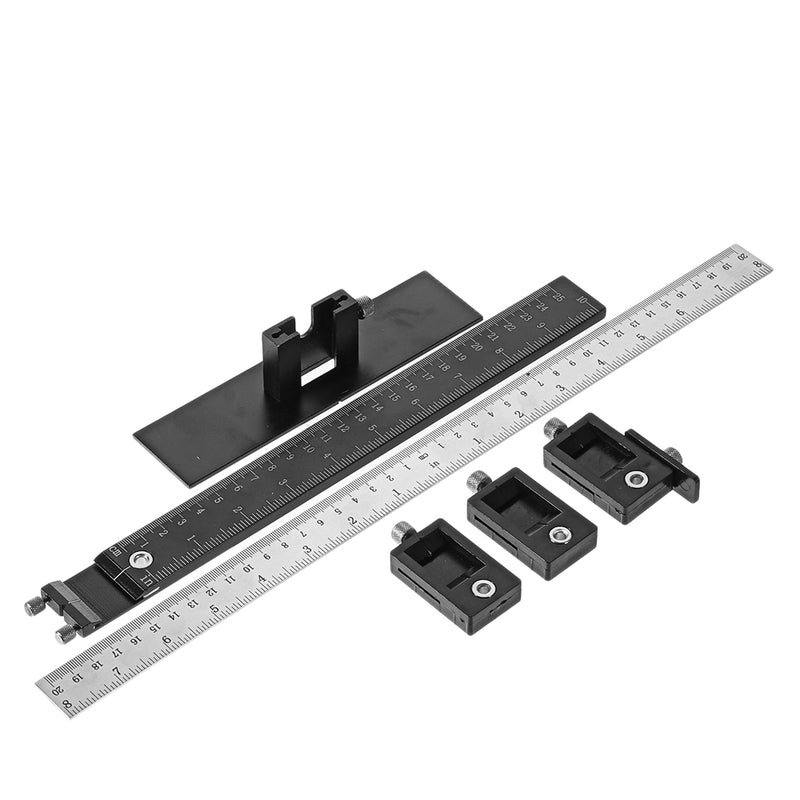 Aluminum Alloy Metric/Inch Cabinet Hardware Jig 5mm Drill Guide Cabinet Handle Template Jig