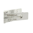 LISHI TOY43AT 2-in-1 Car Pick and Decoder Tool Auto Lock Pick Set for Locksmith Tools