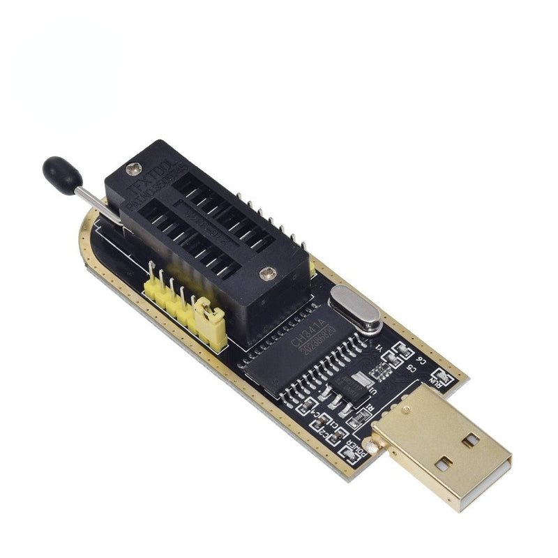 CH341A 24 25 Series EEPROM Flash BIOS USB Programmer Module + SOIC8 SOP8 Test Clip for EEPROM 93CXX / 25CXX / 24CXX