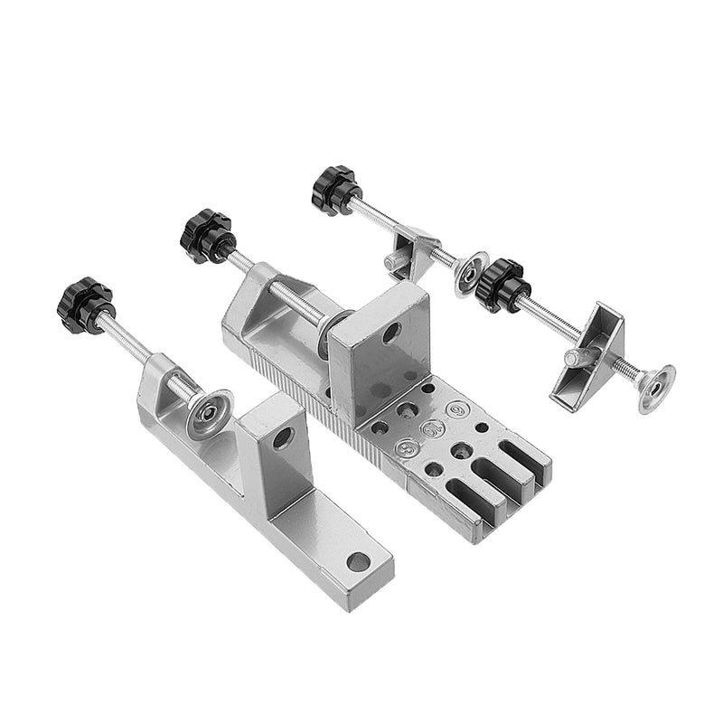Drillpro Universal Dowelling Jig Set with Aligning Clamps Dowel Pins and Depth Stop Collars