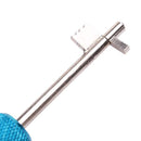 Civil Lock Quick Forced Open Lock Picks Locksmith Tool Silver + Blue - LOCKPICKWEB
