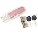 8Pcs Handle Kaba Lockout Kit Lock Pick Tools with Transparent Practice Padlock - LOCKPICKWEB