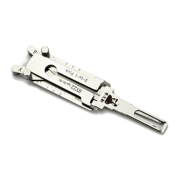 Lishi HY22 2 In 1 Car Door Lock Picks Decoder Unlock Tool Locksmith Tools