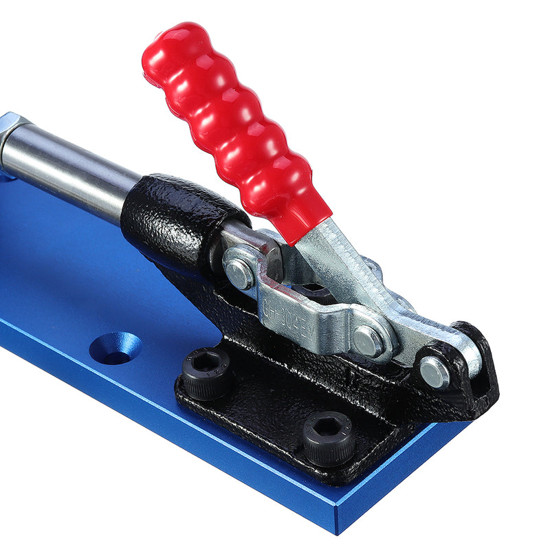 XK-2 Aluminum Alloy Pocket Hole Jig System Woodworking Drill Guide with Toggle Clamp 9.5mm Step Drill Bits