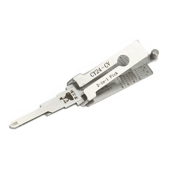 Lishi CY24 2 In 1 Car Door Lock Pick Decoder Unlock Tool Lock Picks T