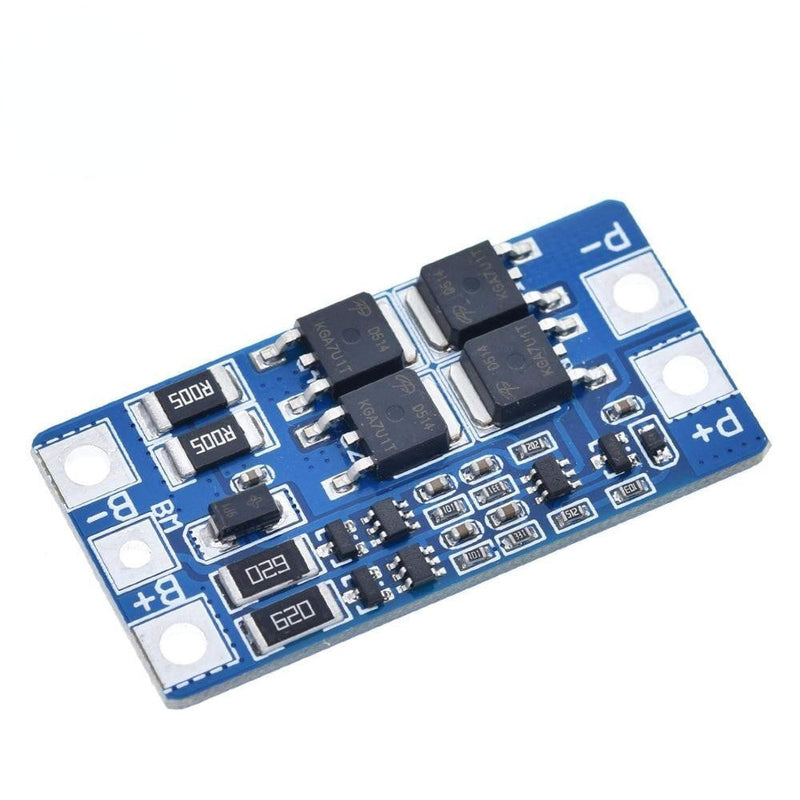 2S 10A 7.4V 18650 Lithium Battery Protection Board 8.4V Balanced Function/overcharged Protection Good