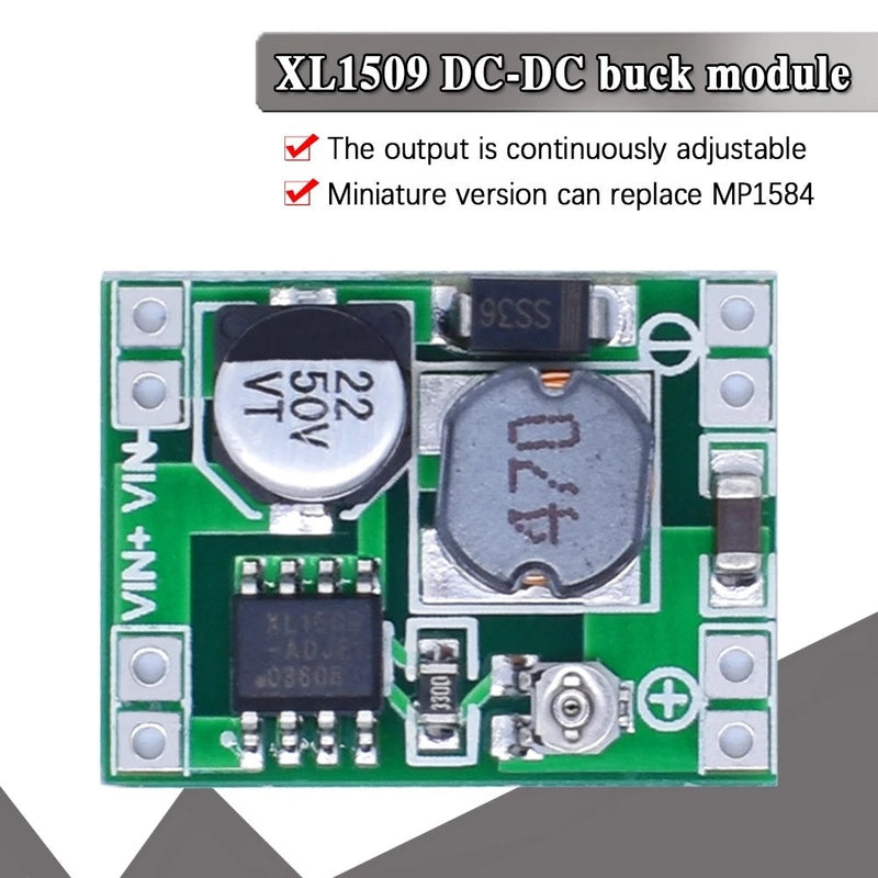XL1509 Mini DC-DC Step Down Power Supply Module 2A Adjustable for Arduino DIY Starter Kit Compatible LM2596S XM1584