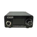 KSGER T12 STM32 V3.1S Welding Soldering Iron Station OLED DIY Plastic Handle Electric Tools Quick Heating T12 Iron Tips 8s Tins 907 9501 Handle with 3Pcs T12 Tips