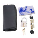 Goso 24pcs Titanium-Plated Tool Kit with Mini Credit Card Tool Practice Set+ Transparent Locks Picking Kit Locksmith