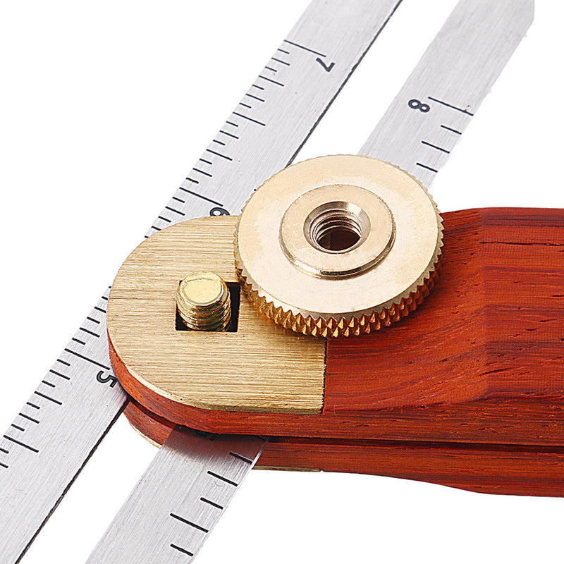 Drillpro 9 Inch Hardwood Adjustable Sliding Bevel Brass Fittings Gauge Angle Finder Woodworking Tool