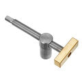 Ganwei 20MM Brass Stainless Steel Woodworking Adjustable Holder With Quick Clamping Tenon Stop For Desktop Woodbench Fixed Locking Accessories Woodworking Tools