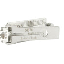 Lishi NE78 2 In 1 Car Door Lock Pick Decoder Unlock Tool Locksmith Tools