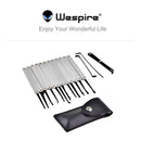 12-Piece Unlocking Lock Pick Set Key Extractor Tool + Transparent Lock Padlock - LOCKPICKWEB