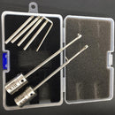 Univesal Type HUK Stainless Steel Blade Lockplate with Notched Lock Pick Tools