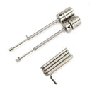 Univesal Type HUK Stainless Steel Blade Lockplate with Notched Lock Pick Tools