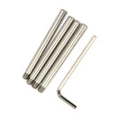 Univesal Type HUK Stainless Steel Blade Lockplate with Notched Lock Pick Tools