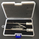 Univesal Type HUK Stainless Steel Blade Lockplate with Notched Lock Pick Tools