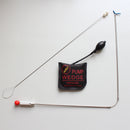 2 Pcs Car Lockout Kit Locksmith Supplies Car Door Open Hook Tool For Car Door Tool with 1pcs Klom Pump Wedge