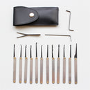 Training Lock Cutaway Practice Padlock+12 Pcs Manganese Stainless Steel Locksmith Crochet Hook - LOCKPICKWEB