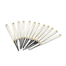 Training Lock Cutaway Practice Padlock+12 Pcs Manganese Stainless Steel Locksmith Crochet Hook - LOCKPICKWEB