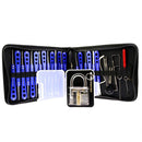7Pins transparent Practice Padlock Lock 30pcs Lock Picks Tools Set Locksmith Tools - LOCKPICKWEB