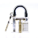 7Pins transparent Practice Padlock Lock 30pcs Lock Picks Tools Set Locksmith Tools - LOCKPICKWEB
