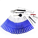 7Pins transparent Practice Padlock Lock 30pcs Lock Picks Tools Set Locksmith Tools - LOCKPICKWEB
