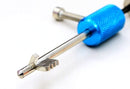 Civil Lock Quick Forced Open Lock Pick Tools Auto Locksmith Tool Silver+Blue Sub-lock coffer Hand tools - LOCKPICKWEB