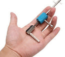 Civil Lock Quick Forced Open Lock Pick Tools Auto Locksmith Tool Silver+Blue Sub-lock coffer Hand tools - LOCKPICKWEB