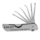 Fold Auto Locksmith Tool Single Hook Picks Lock Locksmith Padlock Tools Set - LOCKPICKWEB