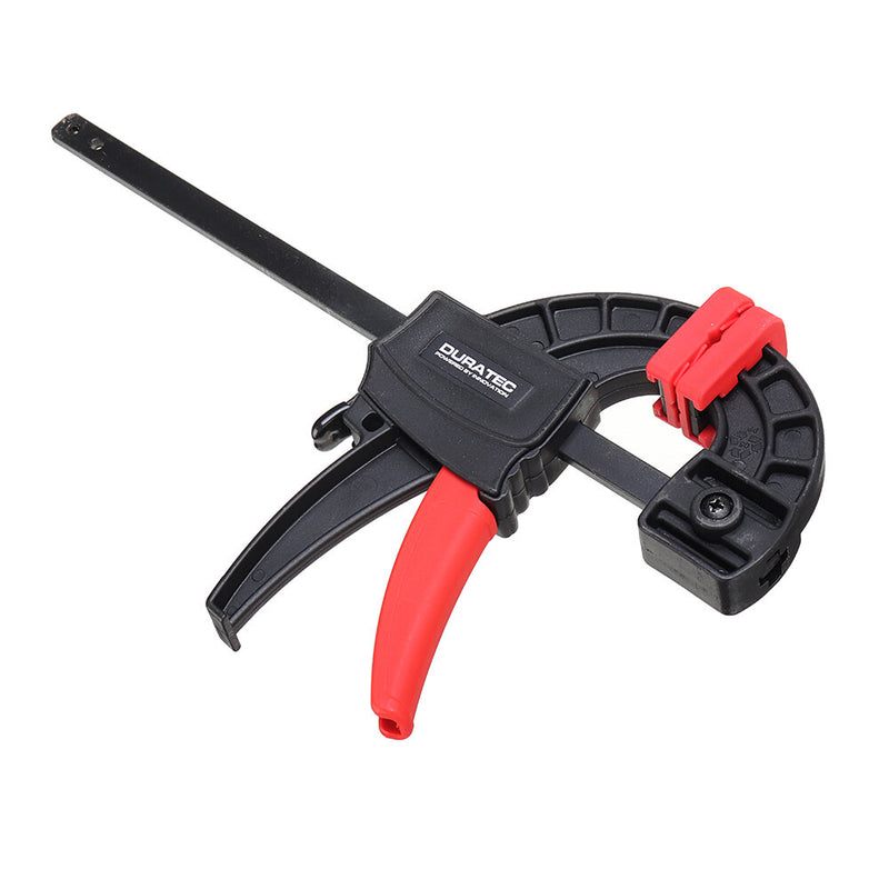 DURATEC 4Pcs 150mm Quick Release Speed Squeeze Wood Working Work Bar F Clamp Clip Kit Spreader Clamps Gadget Tool
