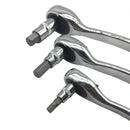 13pc Allen Key Bit Socket Set 1/4\ 3/8\ 1/2\ Drive Chrome Vanadium Mirror Polished Sockets C-RV Steel Bits