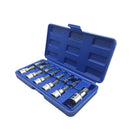 13pc Allen Key Bit Socket Set 1/4\ 3/8\ 1/2\ Drive Chrome Vanadium Mirror Polished Sockets C-RV Steel Bits
