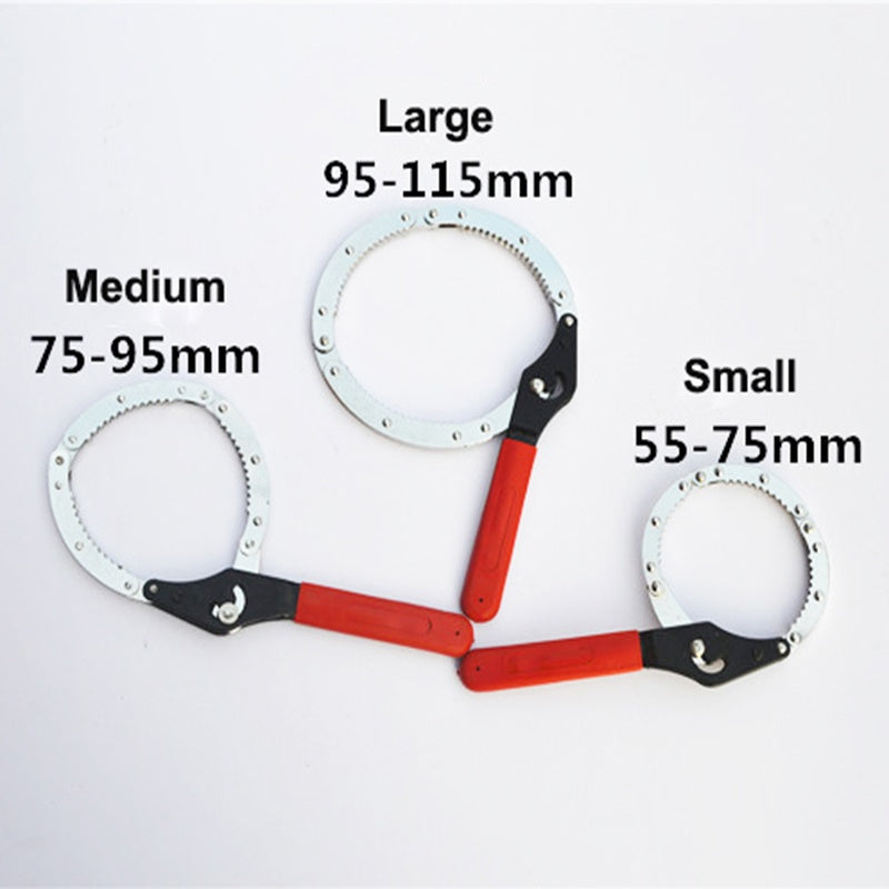Oil Filter Wrench Car Oil Filters Remover Spanner Automobile Repair Tool Three Sizes
