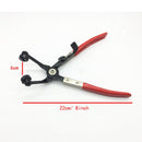 2PCS Auto Vehicle Tools Hose Clip Pliers 45 Degree Angled+Straight Hose Clamp Pliers for Auto/Car Repairs Hand Tools