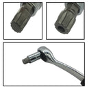 Bit Socket Spanner 3/8 1/4 1/2 Triple Square Spline Set for Tamper-Proof Lug Nuts Cylinder Head Bolt Wrench
