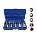 Bit Socket Spanner 3/8 1/4 1/2 Triple Square Spline Set for Tamper-Proof Lug Nuts Cylinder Head Bolt Wrench