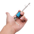 Civil Lock Quick Forced Open Lock Picks Locksmith Tool Silver + Blue - LOCKPICKWEB