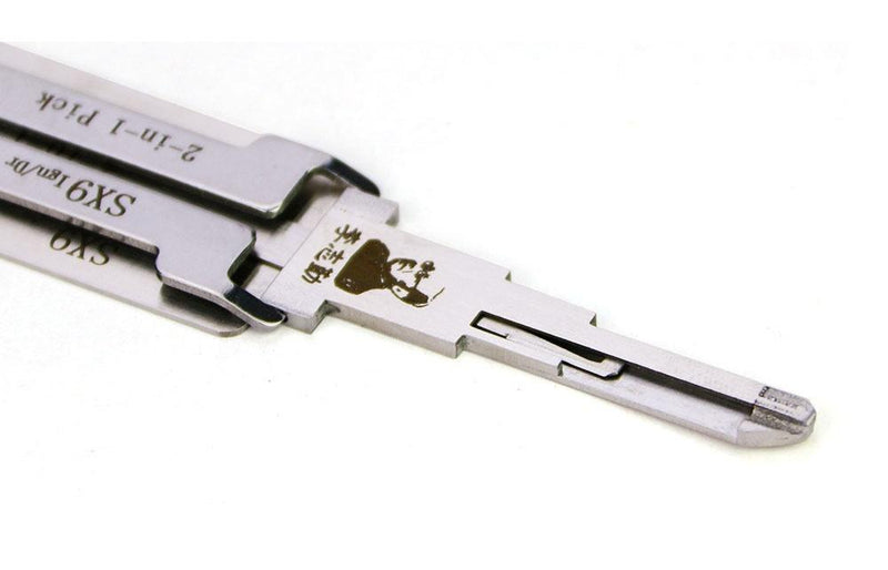 Lishi SX9 Lock Pick Set for Car Door Opener Tool Locksmith Tools Tubular Lock Pick and Decoder Tool