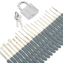 Goso 26PCS Lock Training Skill Set Clear Practice Padlock Tools Locks Key Pick Kits Lock Learning Tool 4