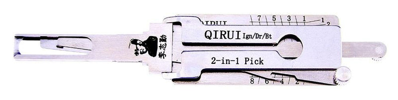 Lishi QIRUI Lock Pick Set for Car Door Opener Tool Locksmith Tools Tubular Lock Pick and Decoder Tool