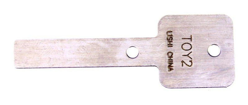 Lishi TOY 2Track Lock Pick Set for Car Door Opener Tool Locksmith Tools Tubular Lock Pick and Decoder Tool