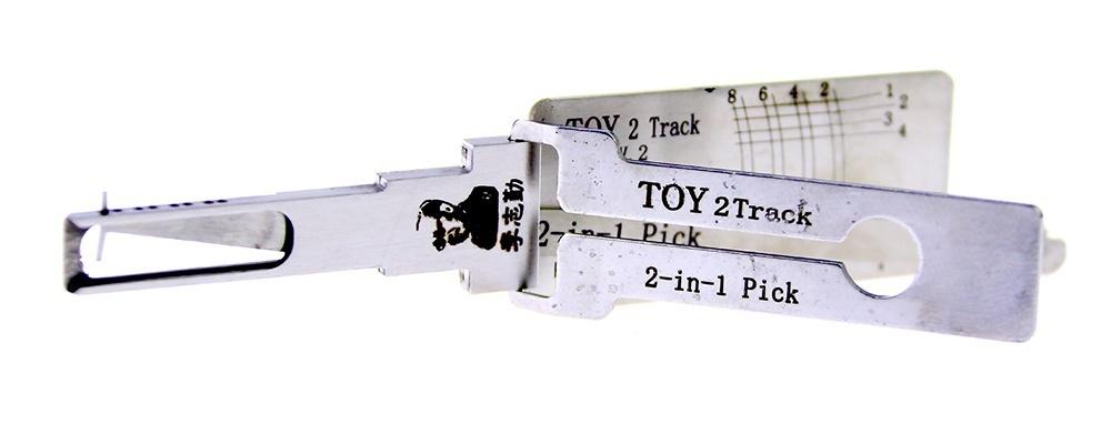 Lishi TOY 2Track Lock Pick Set for Car Door Opener Tool Locksmith Too