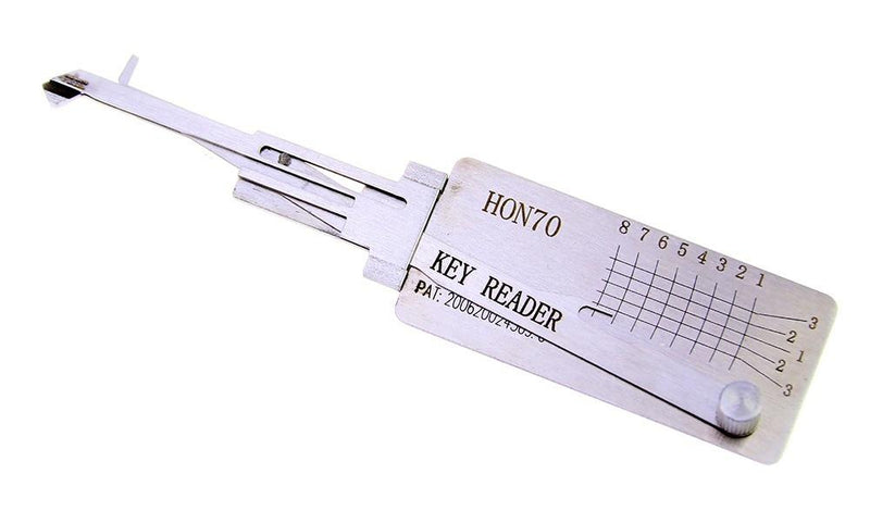 Lishi Tool HON70 Key Reader Lock Pick Set for Car Door Opener Tool Locksmith Tools Tubular Lock Pick and Decoder Tool