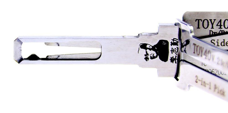 Lishi TOY40 V.2 Lock Pick Set for Car Door Opener Tool Locksmith Tools Tubular Lock Pick and Decoder Tool