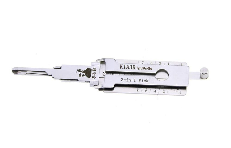 Lishi KIA3R  Lock Pick Set for Car Door Opener Tool Locksmith Tools Tubular Lock Pick and Decoder Tool