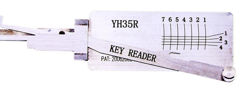Lishi YH35R Lock Pick Set for Car Door Opener Tool Locksmith Tools Tubular Lock Pick and Decoder Tool